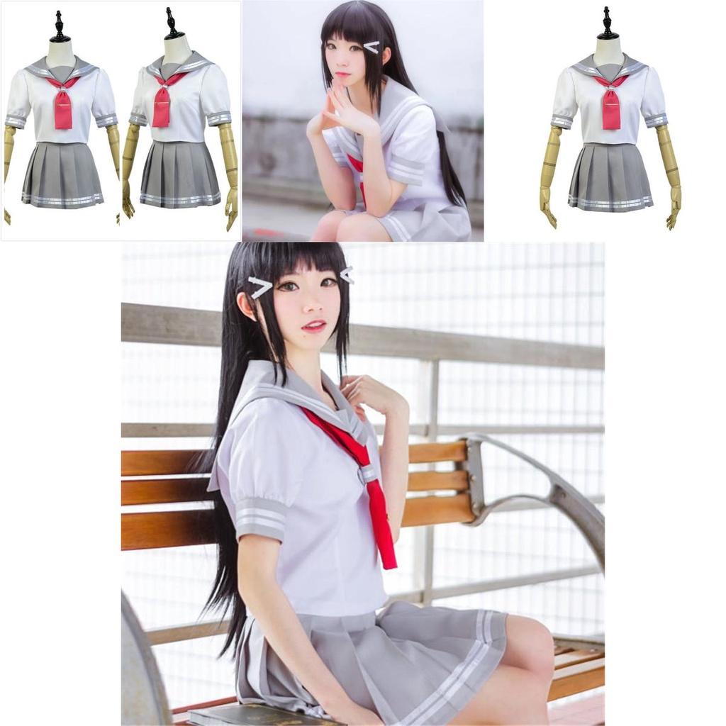 Love Live Sunshine Aqours Takami Chika Uniform Sailor Suit Cosplay Costume Skirt For Anime Fans