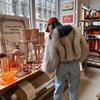 Fur jacket short tokas fur women's casual street style fox fur women's clothing