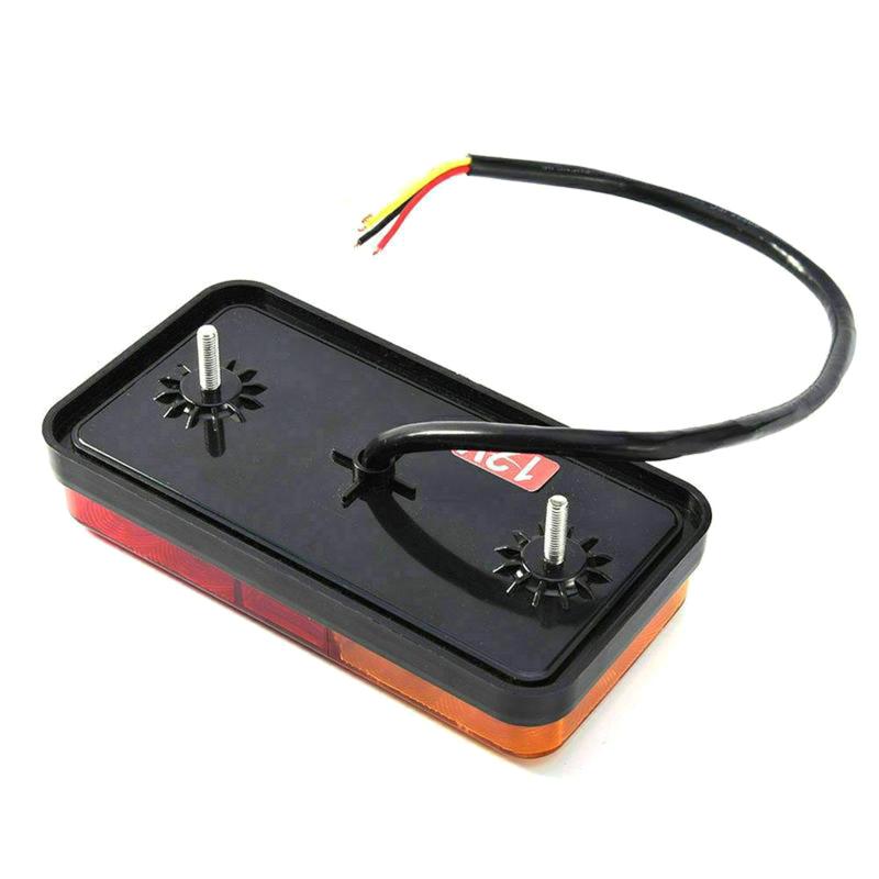 12V 80V LED Rear Tail Light High Lumen Electric Bike Scooter Waterproof Brake Stop Lamp for Safe Evening Rides