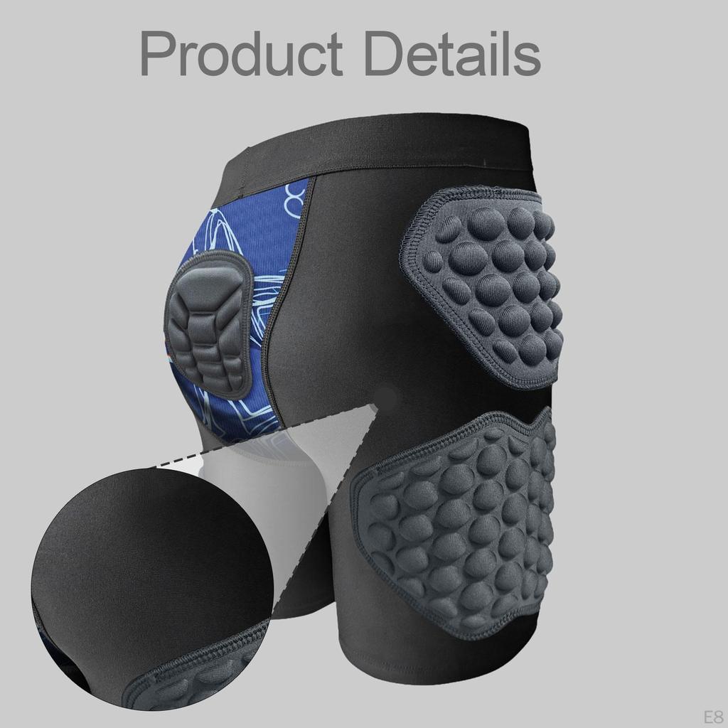's Impact Resistant Sports Shorts EVA Padding for Bike Riding Comfortable Multifunctional Breathable