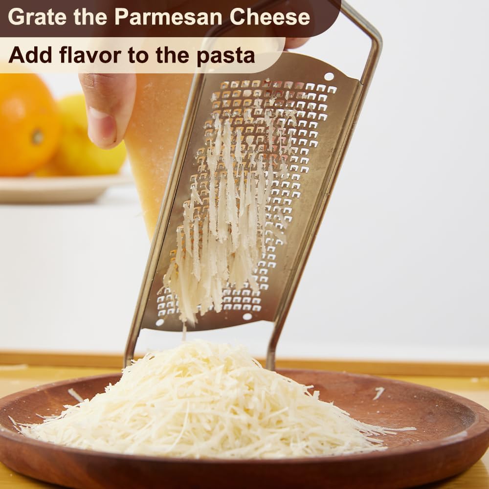 Xiaomi Stainless Steel Lemon Zester Cheese Grater with Soft Protective Cover Razor Sharp Grater for Cheese Vegetables Chocolate Citrus