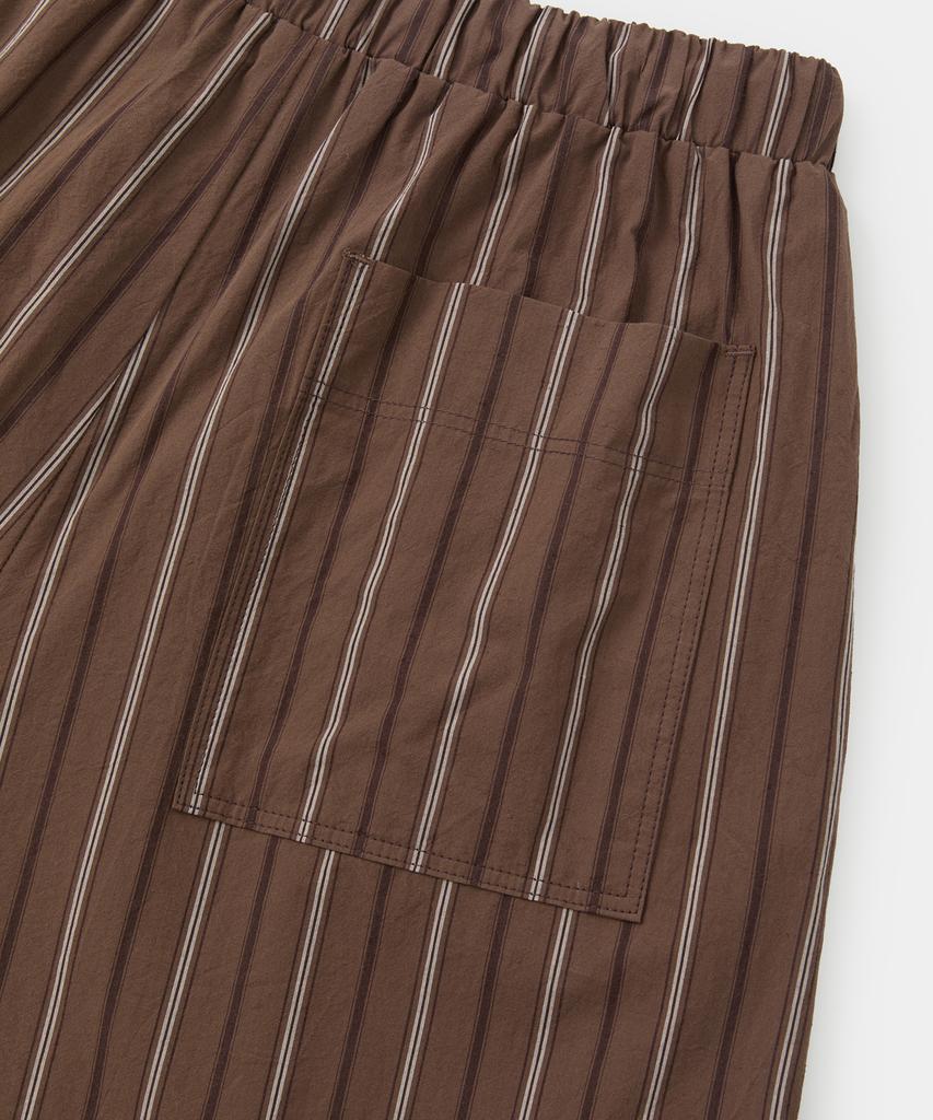 Laikeueomojeu Striped Resort Pants_Brown
