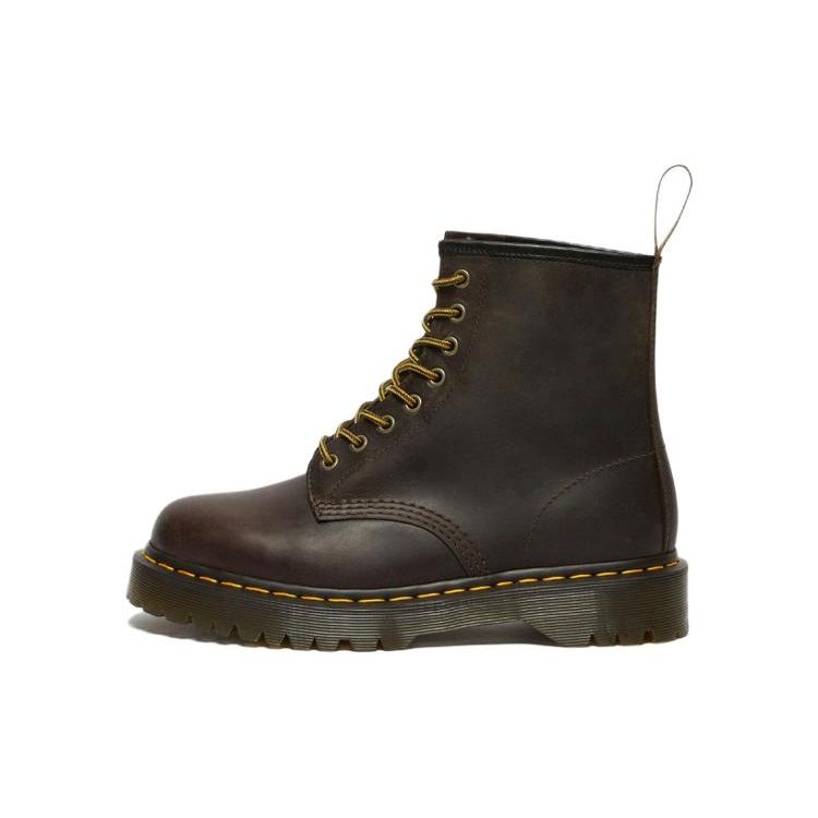 Dr. Martens 1460 Leather Thick Sole 8-Hole Short Boots Unisex boots Dark-Brown 27894201