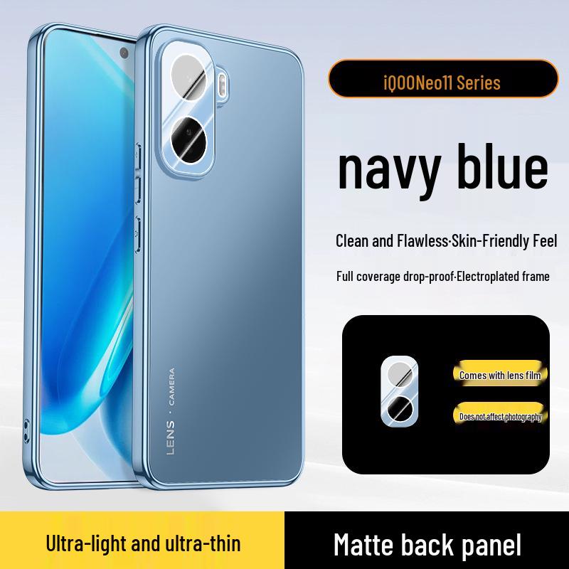 

iQOO Neo Phone Case: Matte Electroplating for Neo9, Neo10Pro+ with Built-in Lens Protection for iQOO Neo11 Neo9s Pro