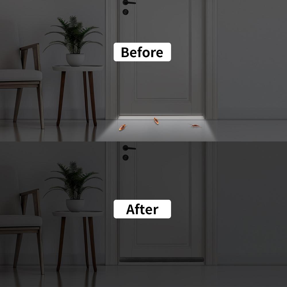 36 Inch Flexible Door Bottom Sealing Strip Stopper SoundProof Gasket Weatherstrip Window Draft Guard Wind Dust Blocker Protector