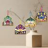36 pezzi/set Kit Artigianale Adesivi per Festa Islamica Ramadan Etichette Regalo da Appendere Adesivi Luna Crescente Forniture per Festa Moschea Attività Decorazioni