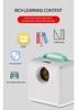 Compact Wired Mobile Phone HD Screen Mirroring Projector - Full Color, Mini, Portable, Large Display for Home Use.