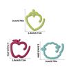 24Pieces Fruit Shape Stitching Markers Rings Crochet Locking Markers for Hobbyist and Professional Knitting Crocheting
