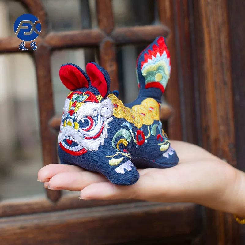 Tiger Dragon Tiger Sachet Sachet Argy Wormwood Small Pendant Ornaments Dragon Boat Festival Handmade Embroider Finished Product Chinese Ancient Style