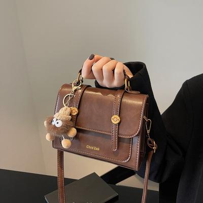 Fashionable Trend Crossbody Bag, Winter Single-shoulder Handbag, Postman Small Square Bag