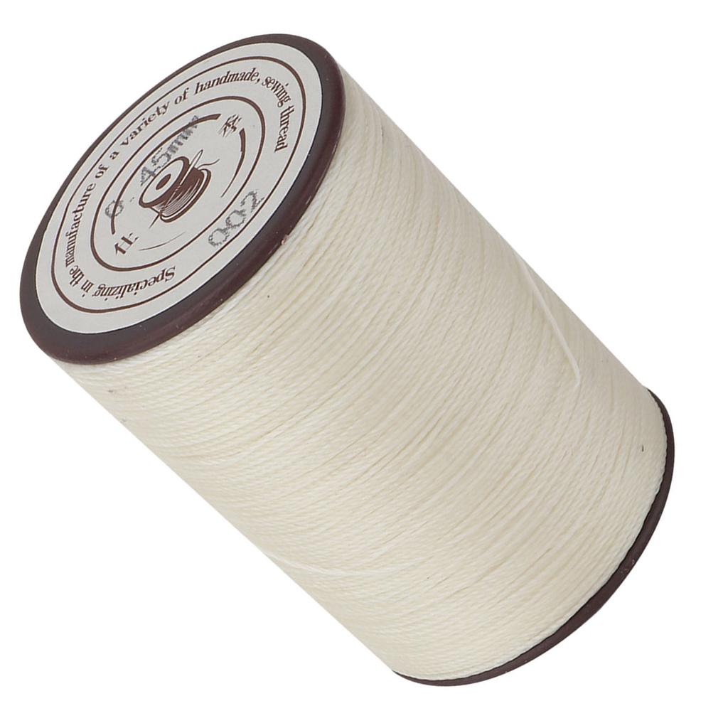 0.45mm Leather Sewing Wax Cord 160mCelsiusRoll Handwork Knitting Craft Wax Thread(Black)