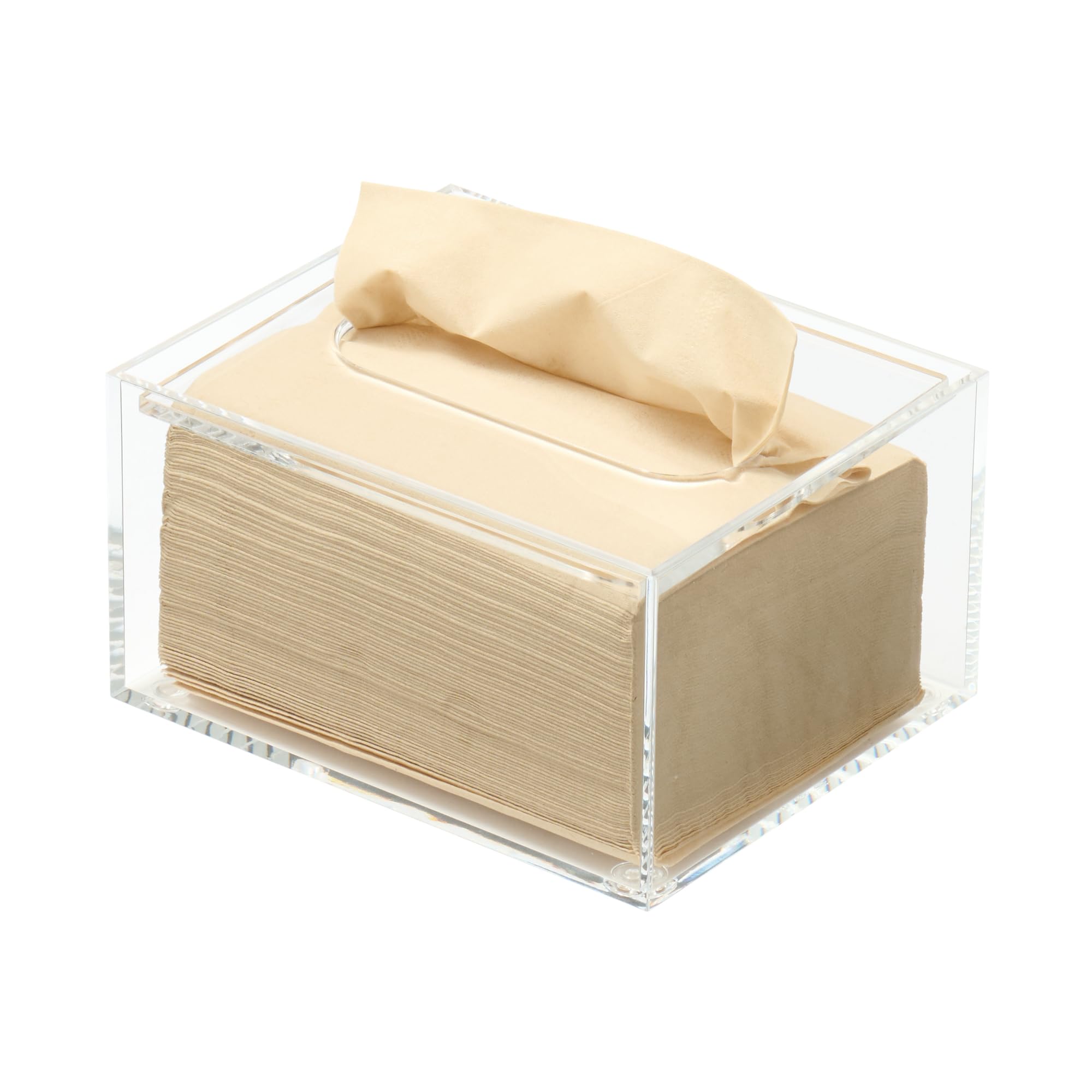 MUJI Акриловая коробка для хранения салфеток и одежды, Настольная, MAC68A3A, Кейс,