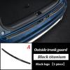 LINNUNU Car Trunk Sill Guard Protector Rear Bumper Stainless Steel Plate Cover For Geely MONJARO KX11Manjaro 21-2023 Accessories