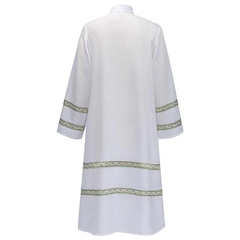 Halloweenmiddle Eastern Male Costume Long Sleeve Jumpsuit Polyester Fabric For Stage Performance