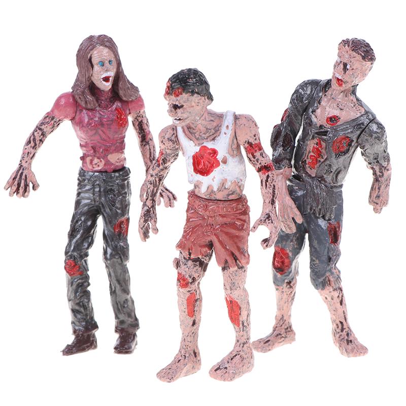 6 Pcs Walking Corpses Model Terror Zombies Kids Children Action Figure Toys Doll