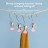 10pcs Metal Pants Hangers with Clips,Space-Saving Closet Organizer for Household Storage, Hat and Clothing Rack Accessories