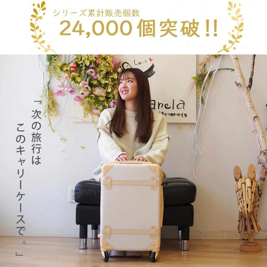 Carry YKK Japanese Company Carry School Trip White x TSA Lock [More Erg] Bag, Zipper, Design, Lightweight, Case, Suitcase, [71-80023-20] (L, Brown),