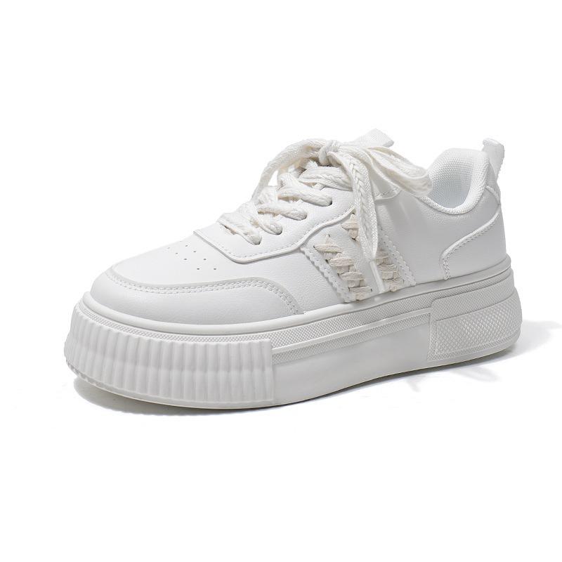 Thick-soled Heightening Board Shoes Women's New Summer Student White Shoes Women's Sports and Leisure Shoes