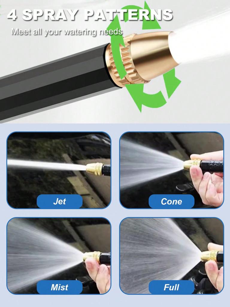 2X Pressure Portable High-Pressure Washer Gun – Ideal for Car Washing, Driveway Cleaning & Outdoor Gardening