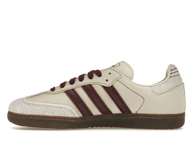 adidas Samba OG Wonder White Maroon W - Ig1987 - IG1987