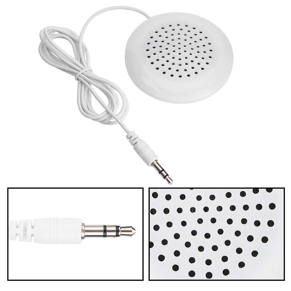 Mini Portable New DIY Pillow Speaker for CD Cell Mini Stereo Christmas Gift for Kids Richer-R Speaker, MP3, MP4, Player, Phone, Etc. 3.5mm Speaker,