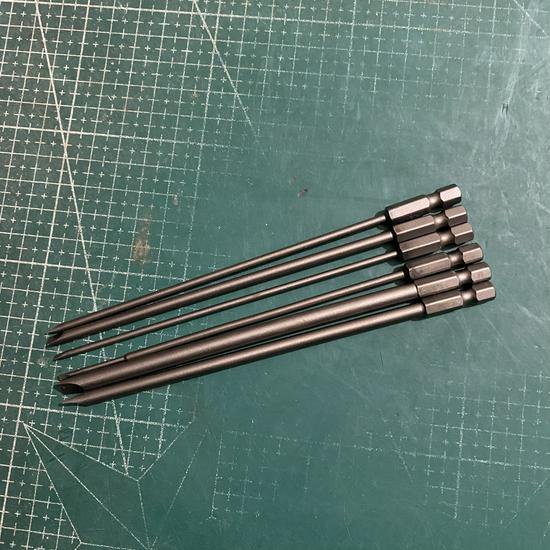 Japan S2 Steel Magnetic Slotted Flat Head Electric Screwdriver Bit