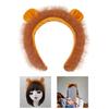 Lion Role Play Outfit Halloween Costume Face Sticker Headband Tail Skirt for Children Adult Cosplay