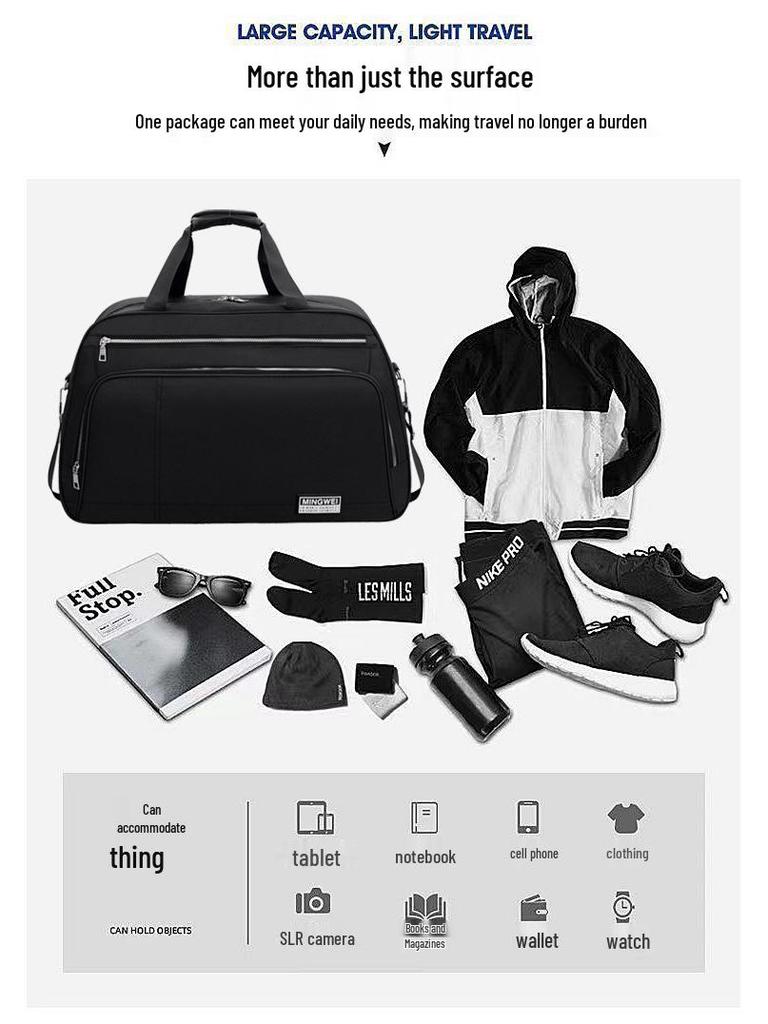 Versatile Crossbody Travel Bag - Extra Large Capacity for Outdoor Sports and Casual Use