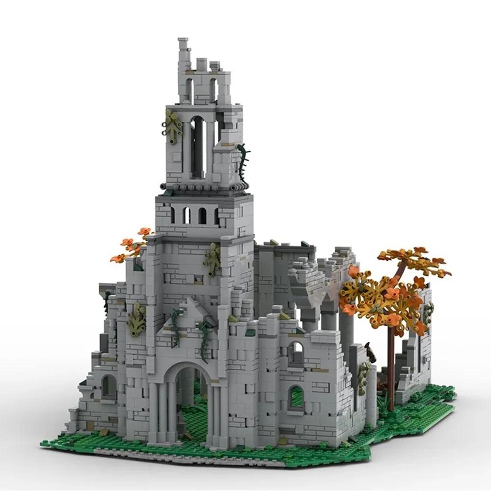 

MOC The Medieval Church Of Elleh Building Blocks Set Castle Architecture Cathedral House Bricks Toy Education Birthday Xmas Gift PDF Insturction