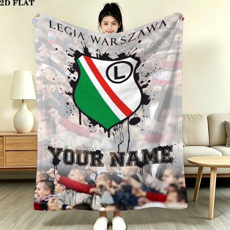 Custom Legia Warsaw Blanket, High quality Comfortable for All Seasons, Home Decor, Warmth and Comfort