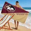 Florida State Seminoles Print Beach Towel, Large Soft Quick Dry Towel for Beach Camping Swimming