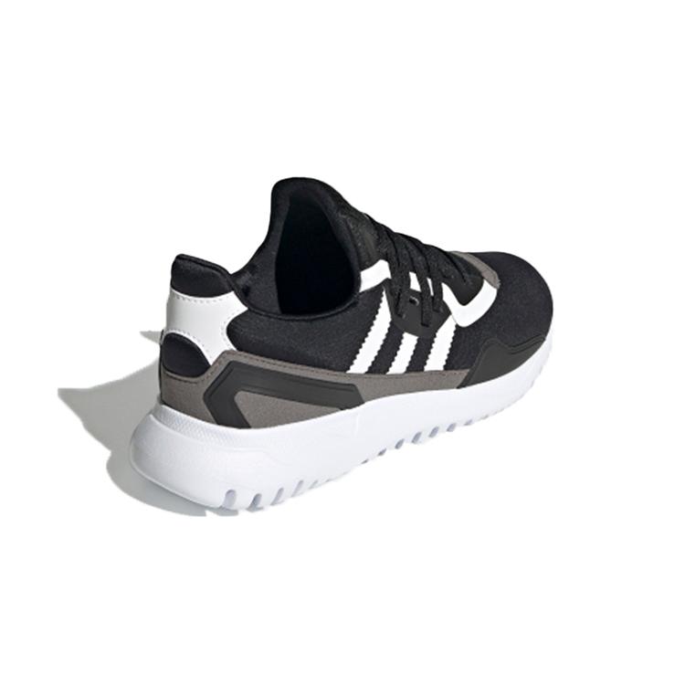Adidas Originals Flex Collection El C Low top Sports Casual Shoes Black White Children Aged 3 7 Years Old FX5323