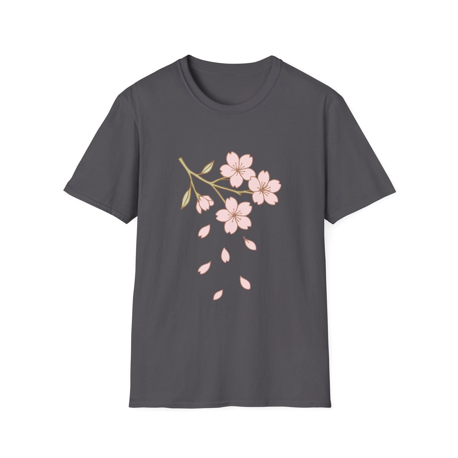 Unisex Softstyle Cherry Blossom T-Shirt Mens Womens Tees Top | Sakura M