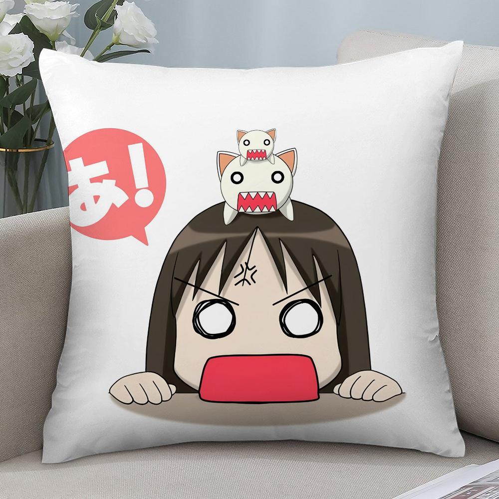 Anime A-Azumanga Daioh Kissenbezug 3D-Druck Polyesterfaser 40*40 cm Zuhause Sofa Dekoration Festivalgeschenk