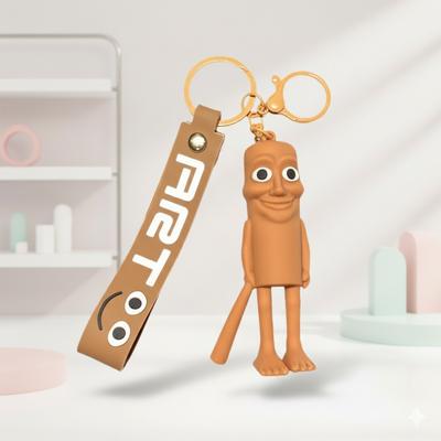 Schlüsselanhänger Tun Tun Tun Sahur Tun Tun Tun Sahur italienisches Brainrot Meme Spielzeug für Rucksack, Schlüssel 9 cm