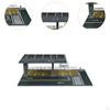 1/64 Model Car Display Organizer Decorative Toy Storage Box Parking Garage Diorama