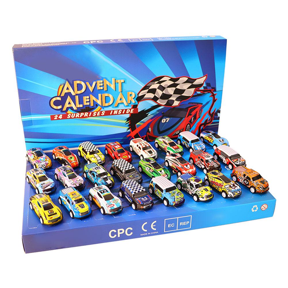 Cars Advent Calendar 24 Days Countdown Calendar Pull Vehicle Calendar Vehicles Back Pull Kids Back Countdown Cars Christmas B5G4