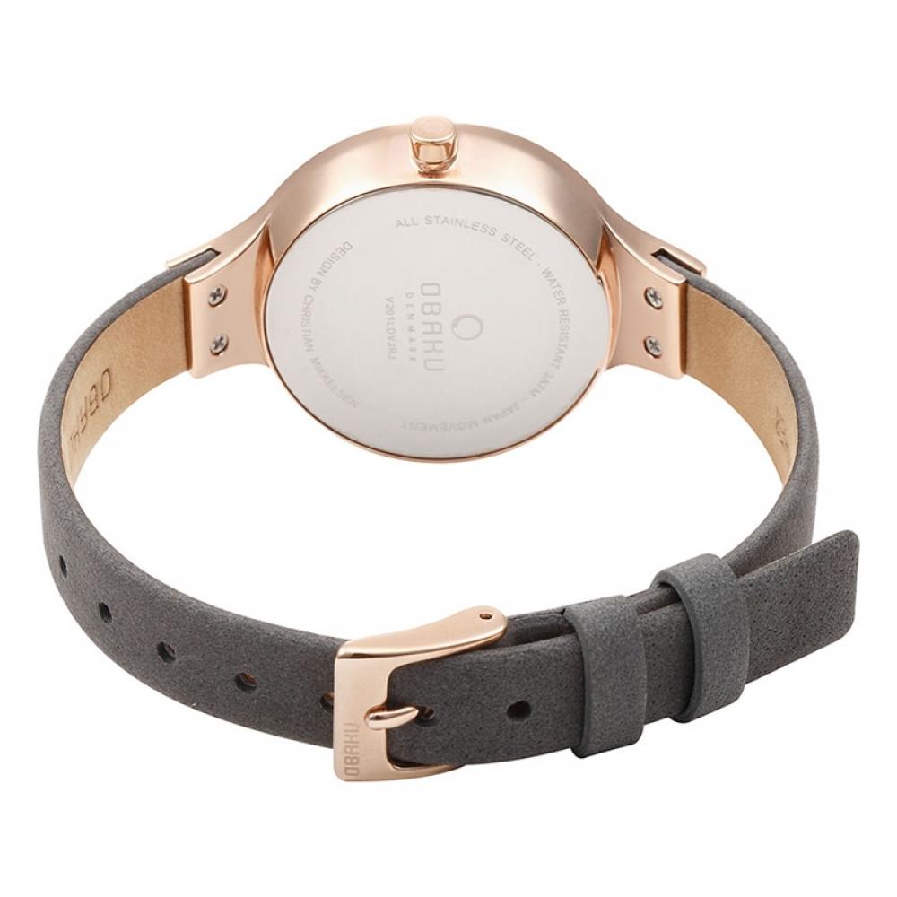  Officially Imported Genuine  Obaku V201ldvjrj Eng Women S Leather Watch