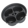 Nonstick 4 Egg Poacher Insert Even Heat Distribution Safe Egg Poacher Accessory for Frying Pans