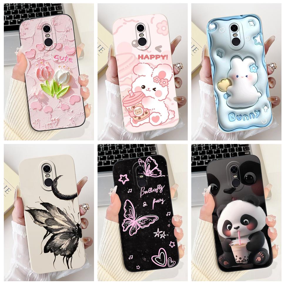 Husă Colorată cu Model Pentru Xiaomi Redmi 5 Plus Note 5 Subțire Huse din Silicon Moale Pentru Redmi5 Plus (Redmi Note5) Coperta Coque