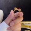 Exquisite 2025 Pixiu Ring: Unique, Retro, Versatile High-End Light Luxury Gold