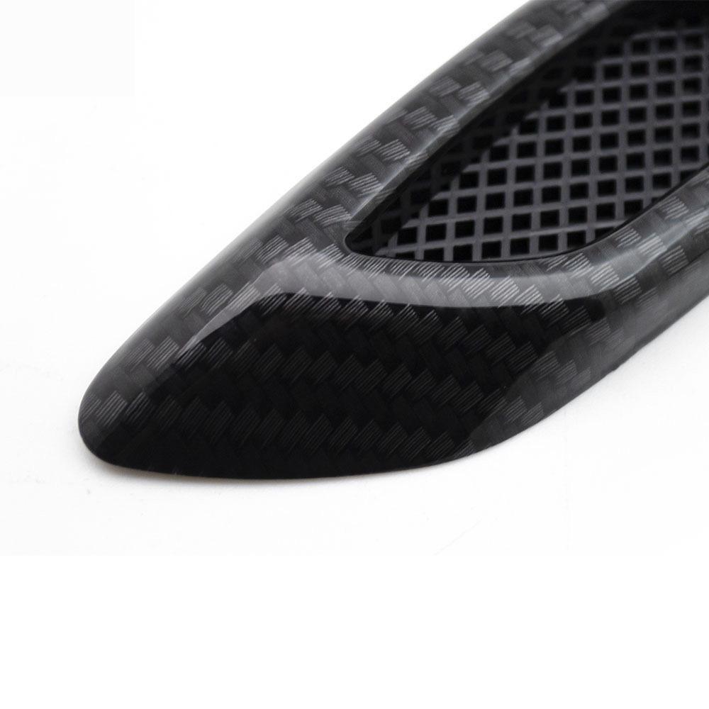 Car Hood and Fender Carbon Fiber Vent Stickers