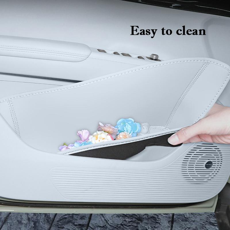 For Xpeng G6 2026 2026 2026 Car Door Slot Storage Box Leather Protective Pad Cover Glove Box Storage Barrel Interior Accessories