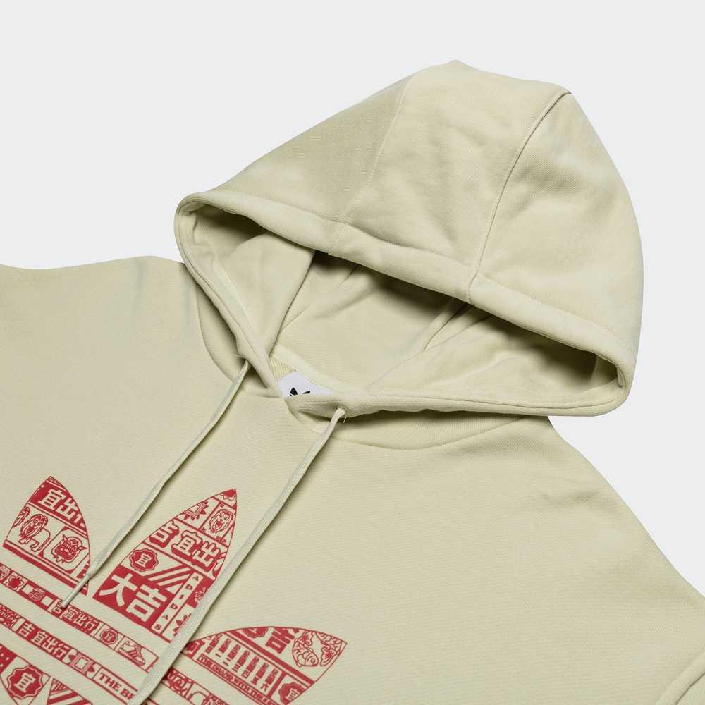 Adidas Originals Trefoil Logo Hoodie Men Tops Matcha-Green GT4355