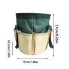Green Oxford Cloth Garden Leaf Storage Bag Garden Tool Bag Life Organizer Bag Garden Garbage Bag Garden Pruning Kit 1 Pack