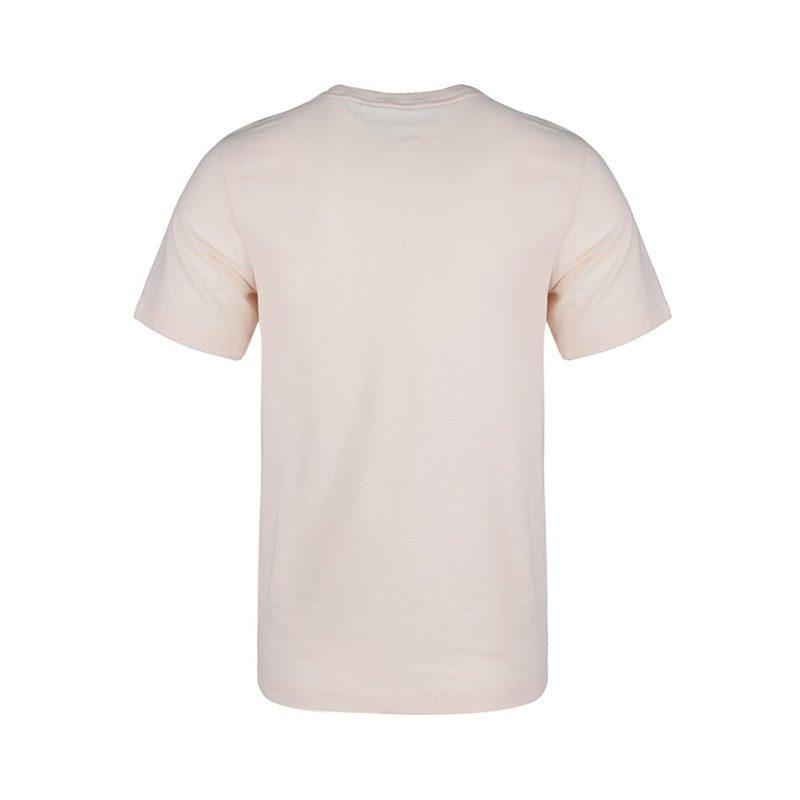 Nike T Shirts Men's Ecru Crew Neck Moderate Straight Fit BQ7681-838