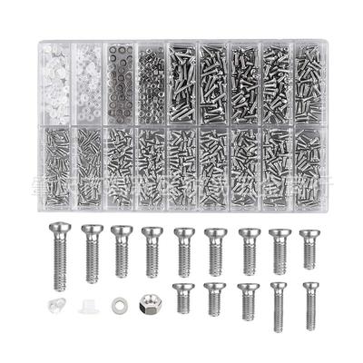 1000pcs Stainless Steel Glasses Watches Mobile Phones Tablets Screws Nuts Screwdrivers Hardware Bathroom Kitchen