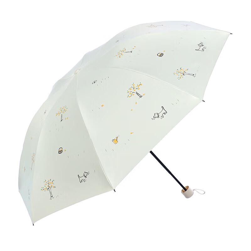 Paradise Black Glue 3-Fold UV Protection Umbrella