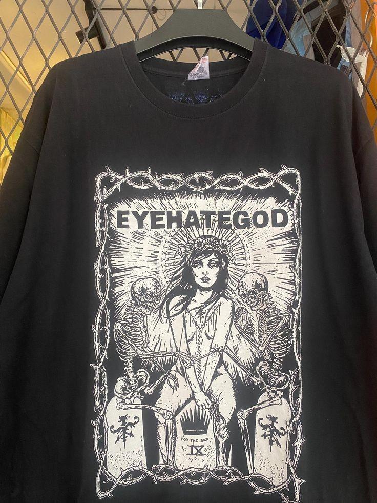 Редкая промо-футболка Eyehategod Для больных Футболка SG145 Унисекс Футболка S