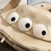 Foldable Three Eyes Bucket Hats Lightweight Cartoon  Sun Hat Funny Big Ear Fisherman Hat  Outdoor